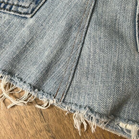 Levi's Reworked Vintage Blue A-Line Mini Skirt XS - Picture 11 of 12